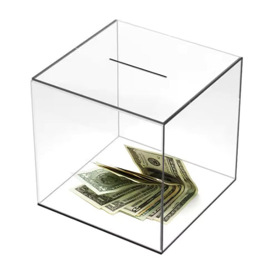 Acrylic Piggy Bank – Clear Design